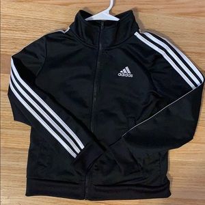 Black Adidas track jacket